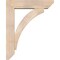 Ekena Millwork Thorton Slat Smooth Bracket w/ Offset Brace, Douglas Fir, 7 1/2"W x 32"D x 40"H BKT0806X32X40THR06SDF - alternate 3